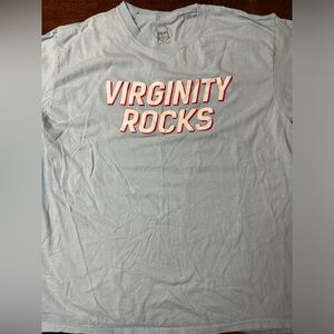 Men’s Danny Duncan Light Blue Virginity Rocks T-Shirt - Size L